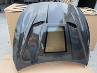 Capot transparent en fibre de carbone de style B pour Infiniti Q60 2017-2022