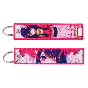 100 styles en gros de porte-clés en tissu imprimé d'anime japonais, <span class=keywords><strong>Inuyasha</strong></span>, Miku, Darling in the Franxx - Product Image 6