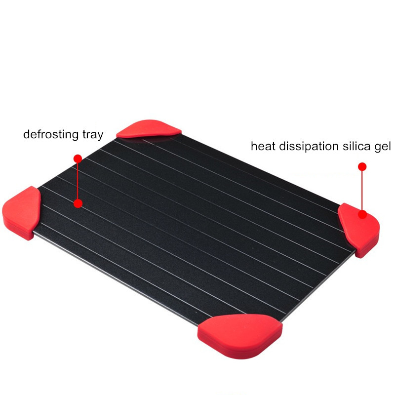 Amazon Best Selling ECO Friendly Aluminium Fast Defrosting Tray For Frozen Meat