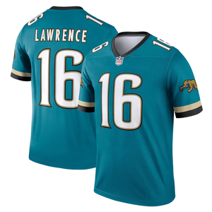 Maillot de football américain personnalisé Jacksonville 2026 – Tenues brodées pour jeunes, vêtements de sport, édition rétro Teal Prowler - Product Image 5