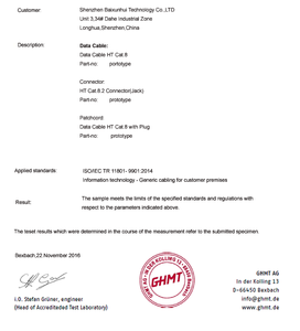 Cable LAN Vicenray CAT8 SFTP 40G 2000MHz de 4 Pares, en Rollo, Probado, para Venta al por Mayor - Product Image 4
