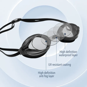 Lunettes <span class=keywords><strong>de</strong></span> <span class=keywords><strong>natation</strong></span> <span class=keywords><strong>Arena</strong></span> pour adultes, anti-buée et étanches, en silicone réglable avec étui, logo personnalisé, vente chaude 2026 - Product Image 3