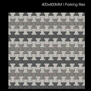 Dalles de sol extérieures mates de qualité supérieure 40x40 cm 400x400 mm 16x16 pouces, conçues pour les allées de stationnement et les espaces extérieurs - Product Image 1