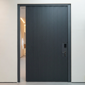 Puertas Francesas de Hierro de Diseño Moderno y Lujoso, Puertas Exteriores de Hierro Forjado, Puerta Doble Frontal - Product Image 1