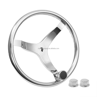 Nouveau design en acier inoxydable 316 Marine 13.5 ''15.5'' bateau volant marin avec bouton Yacht