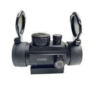 Lunette de visée YINGJI Red Dot avec laser, optique de chasse, couvercle rabattable, point rouge 1X40 RDL, point rouge et vert, 4 réticules, lunette de visée 11/20 mm