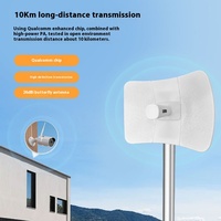 Punto de Acceso Exterior Lead WB1500 5.8G Gigabit 900Mbps 27dBi, Router CPE, Puente Inalámbrico, Repetidor WiFi PTP 25KM IEEE 802.11ac POE