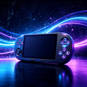 <strong>Retro</strong> Game Player 4.5 Inch IPS Screen Support OTG Gamepad SF3000 Portable Video Music <strong>Handheld</strong> Game <strong>Console</strong> for Kids Gift - Product Image 1