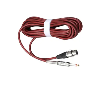 6.5 to XLR female pure copper audio line balance connection amplifier sound box mike 48V power general 6.35mm microphone cable