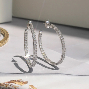 Orecchini a Perno Geometrici Rotondi per Donne, Accessori per Orecchie Semplici per Uso Quotidiano - Product Image 3