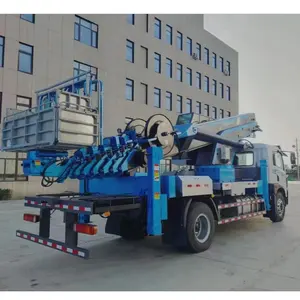 JIEFANG 45m Hydraulic Lifting Platform Trucks Telescopic Boom Aerial Working Truck