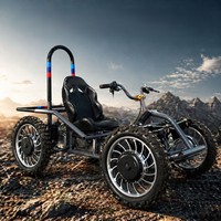 UTV Todoterreno Eléctrico 4x4 de 60V y 8000W, Go-Kart, Buggy Eléctrico para Dunas, Personalización OEM para Uso en Playa, Montaña y Granja