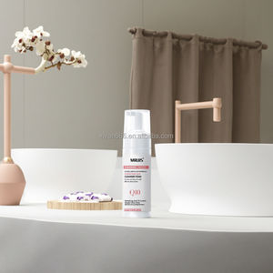 Etiqueta privada 100ML Extracto de hierbas orgánicas Aminoácido Limpiador de <span class=keywords><strong>crema</strong></span> facial con <span class=keywords><strong>Aloe</strong></span> <span class=keywords><strong>Vera</strong></span> Cuidado de la piel para salones Pequeño MOQ - Product Image 2