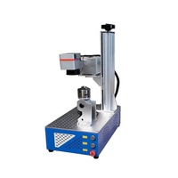 Machine de marquage laser 2D 2.5D 3D UV 10W CO2 RF 40W Fibre 100W avec rotation stylo, rotation anneau et rotation à rouleau