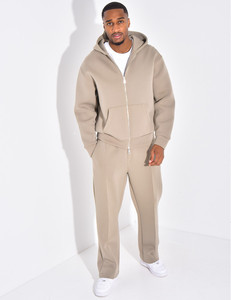 Conjunto Deportivo Personalizado TN para Hombre, Corte Holgado, Tejido Transpirable, Estilo Deportivo, Sudadera con Cremallera y Pantalones de Pierna Recta - Product Image 5