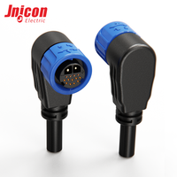 Connecteur industriel circulaire étanche M23 2+13 broches, mâle/femelle, assemblé, IP67, 50A, pour applications aérospatiales