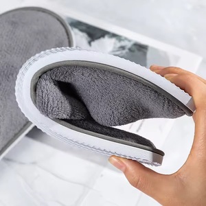 Kunden spezifische Einweg-Hausschuhe für den Innen-und Außenbereich für Männer und Frauen für den <span class=keywords><strong>Spa</strong></span>-und Heimgebrauch mit Probe - Product Image 5