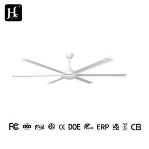 Ventilador de Techo Industrial de Alta Potencia de 72 Pulgadas con Luz, 3 Aspas de Aluminio, Control Remoto, 6 Velocidades, Diseño AGI32, Soluciones de Iluminación - Product Image 4