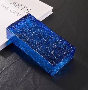 Prezzo di fabbrica per il colore mattoni di vetro multicolore di fusione a caldo blocco di vetro da costruzione mattoni di vetro dimensioni 200*100*50MM - Product Image 5