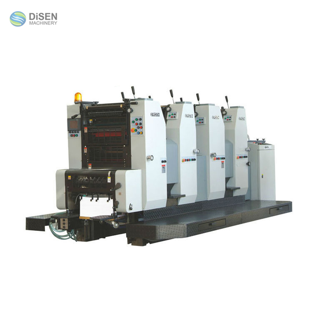 High-Speed Four-Color Letterpress Plate Type Offset Printer New and Used Condition for Paper Printing