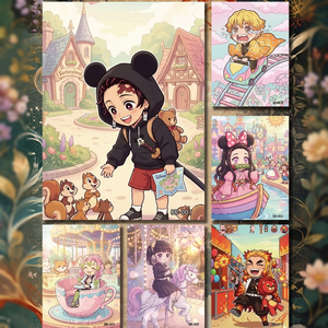 Affiche d'art d'anime japonais, carte à collectionner, boîte mystère de la mythologie étoilée, figurine d'action, jeu de table, impression couleur intégrale - Product Image 3