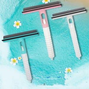 Verre de nettoyage artefacts Double face outils spéciaux nettoyage ménage verre essuie-glace longue tige essuie-glace fenêtre balcon lavage de voiture - Product Image 4