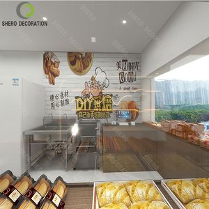 Mostrador de helados de decoración de pastelería moderna Mostrador de exhibición de chocolate Mostrador de panadería - Product Image 2