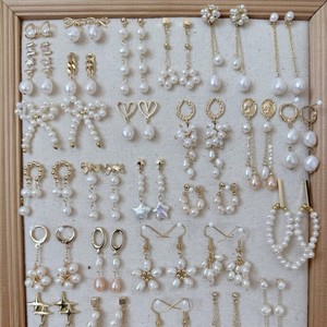 <span class=keywords><strong>Orecchini</strong></span> a Cerchio Vintage Placcati <span class=keywords><strong>Oro</strong></span> con <span class=keywords><strong>Perle</strong></span>, Regalo Trendy per Donne - Product Image 6