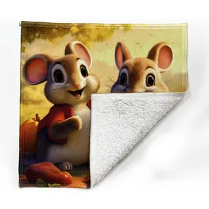 kitchen dry car screen soft towel cleans microfiber sublimation printing custom design jewelry lens glass Cleaning cloths