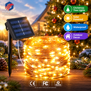 <span class=keywords><strong>Guirnalda</strong></span> de <span class=keywords><strong>Luces</strong></span> <span class=keywords><strong>LED</strong></span> Recargables de 4 Metros, Impermeables, con Cable de Cobre, Luz Blanca Cálida, para Decoración de Jardín, Patio, Árbol, Fiestas Navideñas - Product Image 1