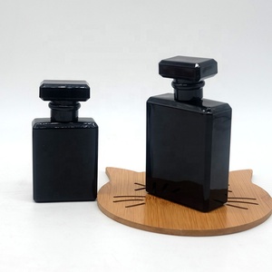 Wholesale Luxury '<strong>Purfume</strong> <strong>Bottles</strong> Unique Square Glass Crystal 100Ml 50Ml Perfume <strong>Bottles</strong> Manufacture - Product Image 2