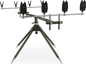 Soporte de pesca de carpa plegable EP06, de aluminio, <span class=keywords><strong>4</strong></span> pies, con bolsa de transporte para pesca al aire libre - Product Image 2