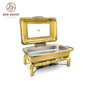 Venta al por mayor Económico de acero inoxidable Rectangular calentador de alimentos de calidad Catering Restaurante Buffet Set para Hoteles <span class=keywords><strong>Restaurantes</strong></span> Bueno - Product Image 1