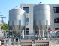 Nouvelle mangeoire pour poulets de chair entièrement automatique équipement de ferme de volaille stockage de silo d'alimentation et système d'alimentation de reproduction