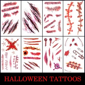 HLC ODM OEM Diadema de Cuernos de <span class=keywords><strong>Diablo</strong></span> de Halloween, <span class=keywords><strong>Tridente</strong></span> de Demonio, Accesorios para Festivales, Set de Peluca y Tatuajes para Cosplay, Juego de Roles y Fiestas - Product Image 5