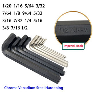 Inch 1/20 1/16 3/32 1/8 1/4 5/16 3/8 1/2 Đế Quốc Chrome vanadi thép cứng đôi đã kết thúc L Hex <span class=keywords><strong>Key</strong></span> <span class=keywords><strong>Allen</strong></span> cờ lê - Product Image 2
