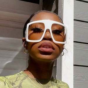 Lunettes de soleil carrées vintage personnalisées avec logo, grande taille, pour femmes, collection 2020, vente chaude - Product Image 1