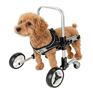Silla de Ruedas Delantera para Mascotas de 4 Ruedas, Ligera, Ajustable, para Perros, Ayuda para Caminar, Rehabilitación, para Mascotas Pequeñas y Medianas - Product Image 2