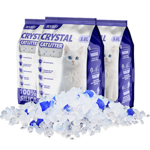 أفضل المنتجات الممتازة النظيفة والأكثر شعبية الساحة الفقرة جاتوس بالجملة فضلات القطط الكريستال هلام السيليكا سعر المصنع - Product Image 1