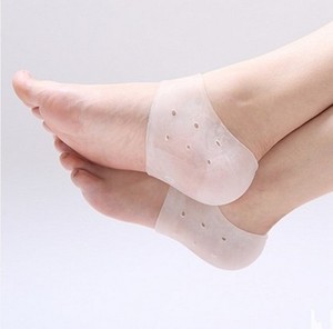 Wholesale ODM Summer Casual Dry Foot Care 100% Wool Woven Gel <b>Heel</b> Protector Pain Relief Anti Crack <b>Heel</b> Socks - Product Image 6