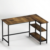Bureau d'ordinateur portable pour enfants DESIN OEM, pliable, en MDF, avec plateau en acier inoxydable, portable, écologique, durable, avec rangement