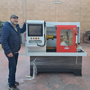 Machine de découpe au laser CNC entièrement automatique certifiée CE à prix d'usine pour la <span class=keywords><strong>réparation</strong></span> de jantes en alliage - Product Image 2