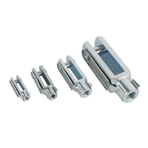 Kit de Horquilla y Pasador de Acero Inoxidable Tipo Y con Rosca Macho Mecanizada, Antideslizante, para Conexión de Extremos de Cilindros Delgados - Product Image 3