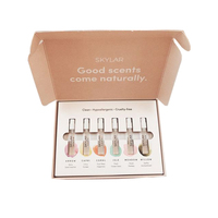 Boîte en papier kraft pour coffret de soins de la peau personnalisé avec logo personnalisé, boîte d'expédition postale en carton ondulé