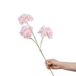 Fleurs artificielles roses en soie, branche unique, arrangement floral décoratif pour la maison, décoration de vitrine ou de bureau - Product Image 5