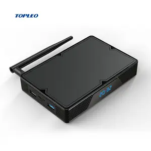 Topleo única banda i96H Allwinner H603 Android 9,0 tv Convertidor antena internet smart tv receptor