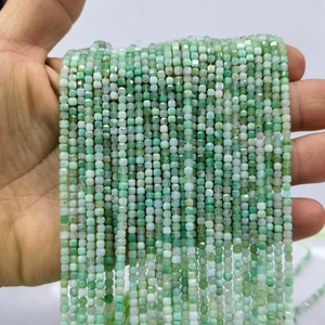 Cuentas de Malaquita Natural, Esmeralda, Diopsido, Facetadas, Redondas, de 2mm y 3mm, Piedras Preciosas Verdes Sueltas para Joyería - Product Image 1