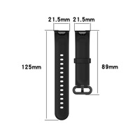 Bracelet de montre de sport en silicone souple Forwelleny pour Xiaomi Mi Watch Lite2 Redmi Watch2 en blanc et rose-Bracelet de remplacement en caoutchouc