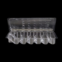 Scatola per Imballaggio Blister Trasparente in PET Ecologico Monouso con Stampa a Rilievo per Alimenti, Frutta, Insalata, Pane, Crema, Pranzo