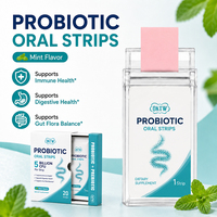OKTW 5 Milliards de CFU Probiotiques Prébiotiques en Bandelettes Orales Saveur Menthe pour la Santé Digestive et la Nutrition Quotidienne (En Stock)